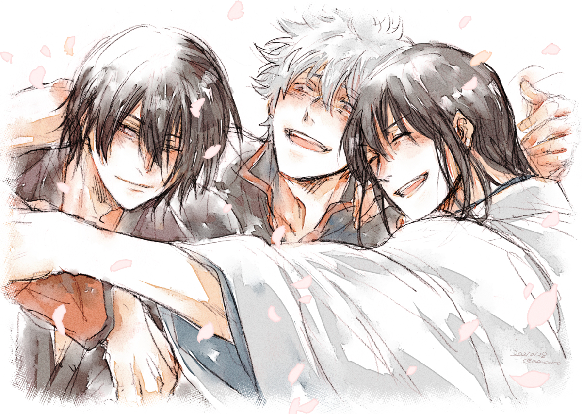 This is a pixiv picture whose title is 桜の見る夢.