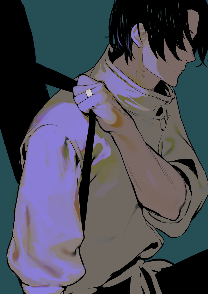 This is a pixiv picture whose title is 乙骨くん.