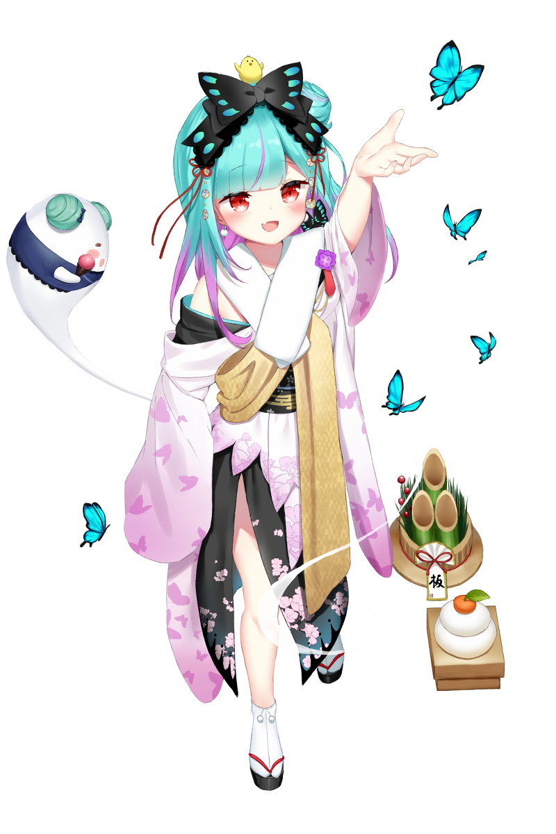 This is a pixiv picture whose title is 潤羽るしあ+.