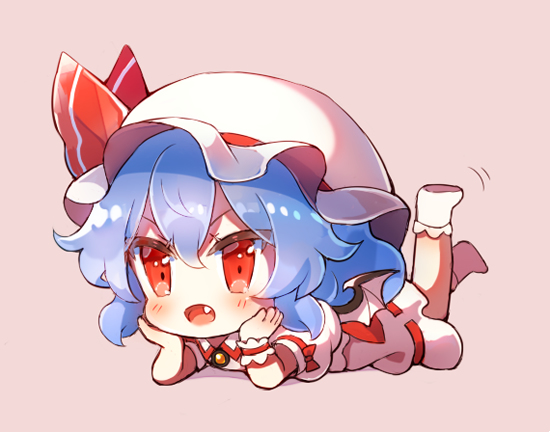 This is a pixiv picture whose title is のんびりレミリア.