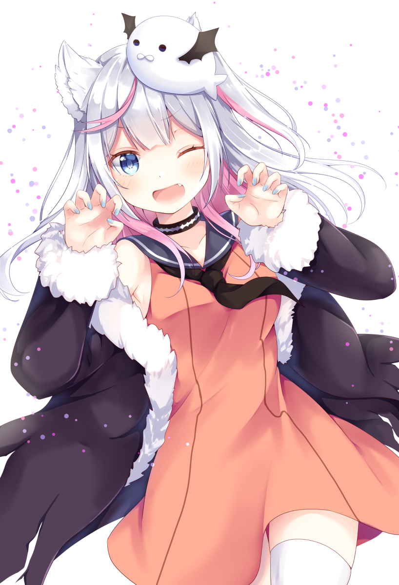 This is a pixiv picture whose title is がお～🐶.