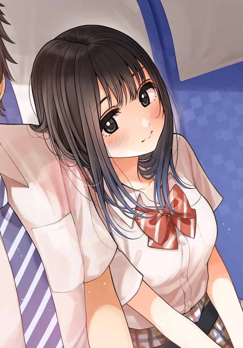 This is a pixiv picture whose title is 「…寝よっか？」.
