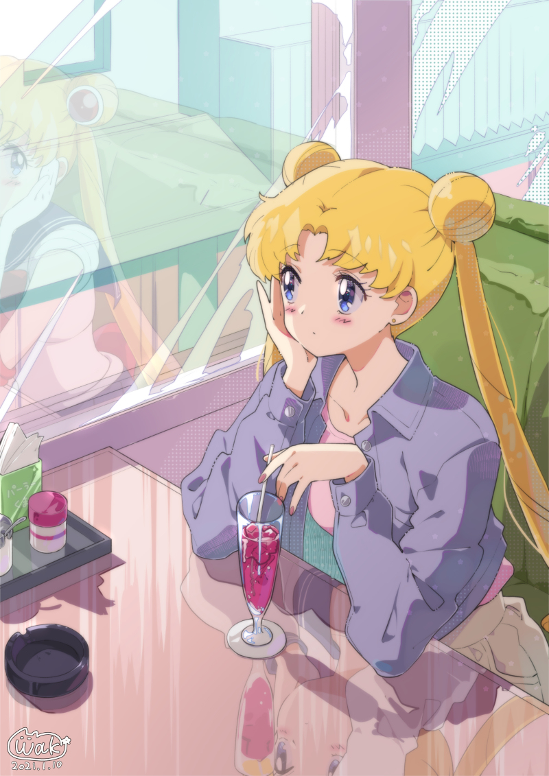 This is a pixiv picture whose title is 全部本当の私.