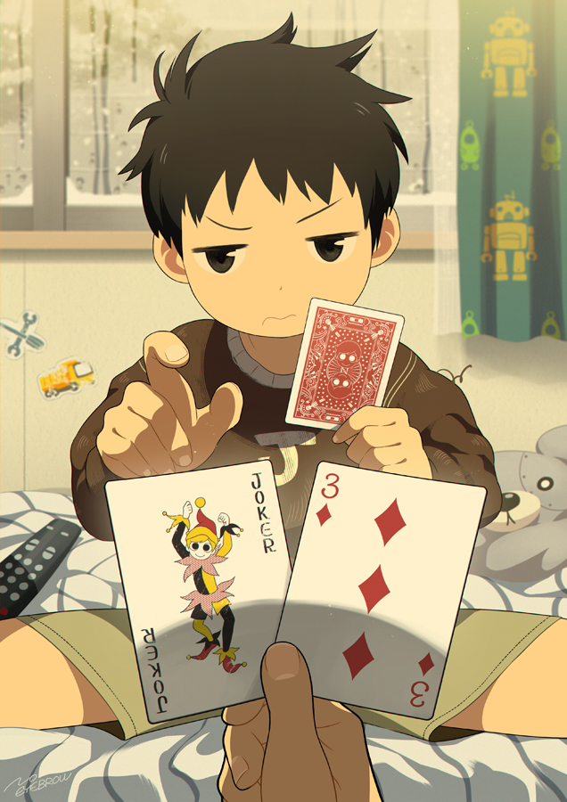 This is a pixiv picture whose title is 勝負！.