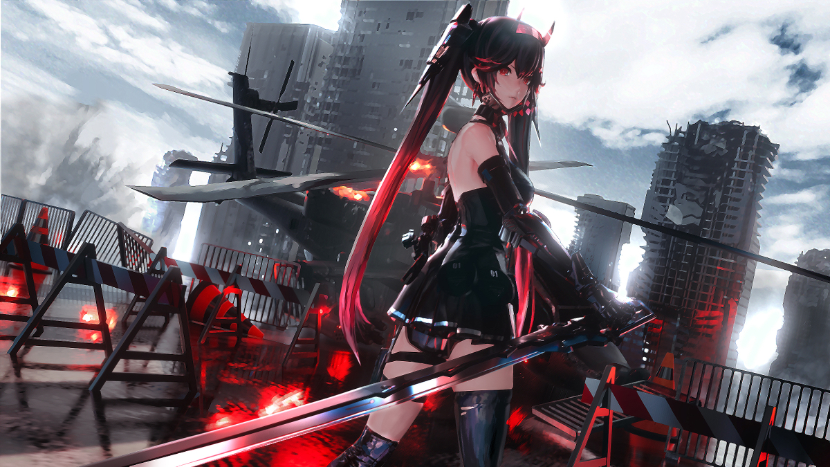 This is a pixiv picture whose title is 露西亚· Through the Air.