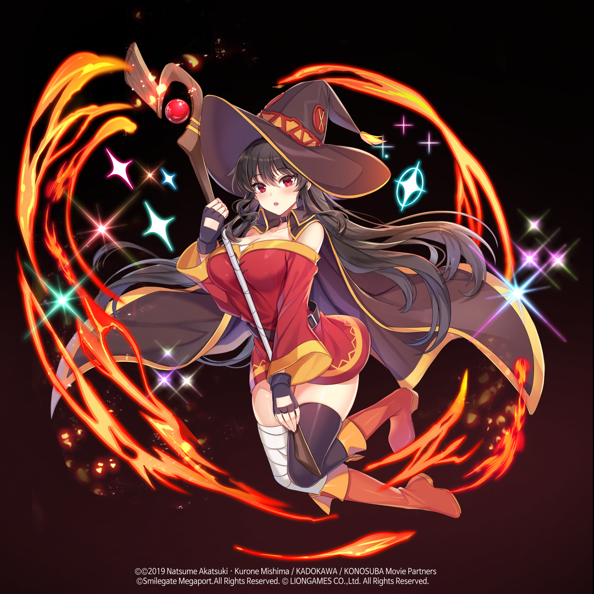 This is a pixiv picture whose title is SOULWORKER x KONOSUBA コラボレーション.