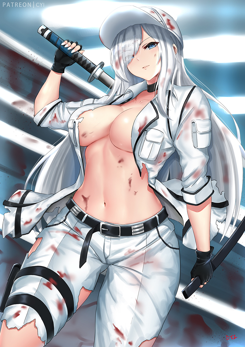 This is a pixiv picture whose title is 働く.