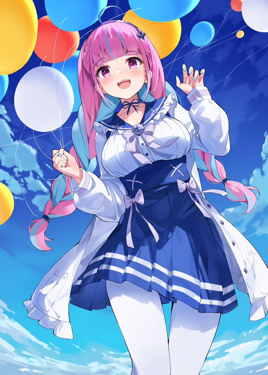 This is a pixiv picture whose title is 🎈.