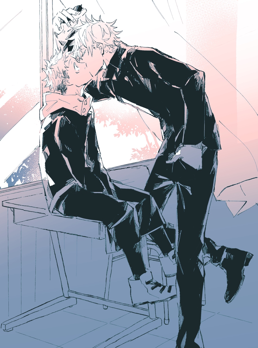This is a pixiv picture whose title is 呪ﾛｸﾞ④.