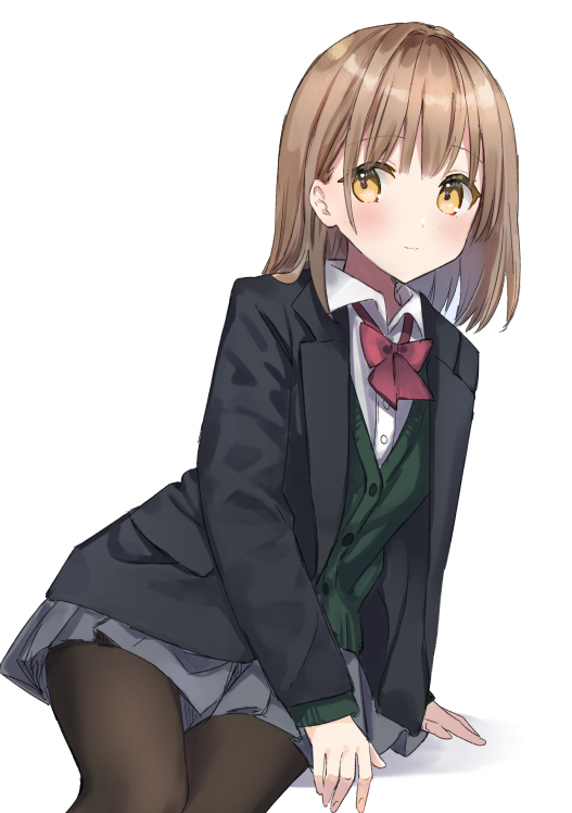 This is a pixiv picture whose title is 制服ちゃん.