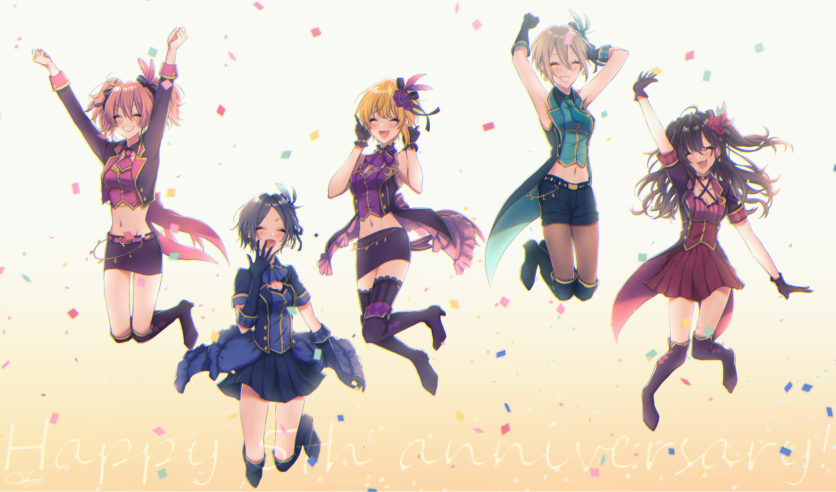 This is a pixiv picture whose title is ５周年.