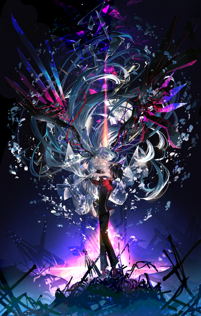 This is a pixiv picture whose title is 終焉ノ花嫁.