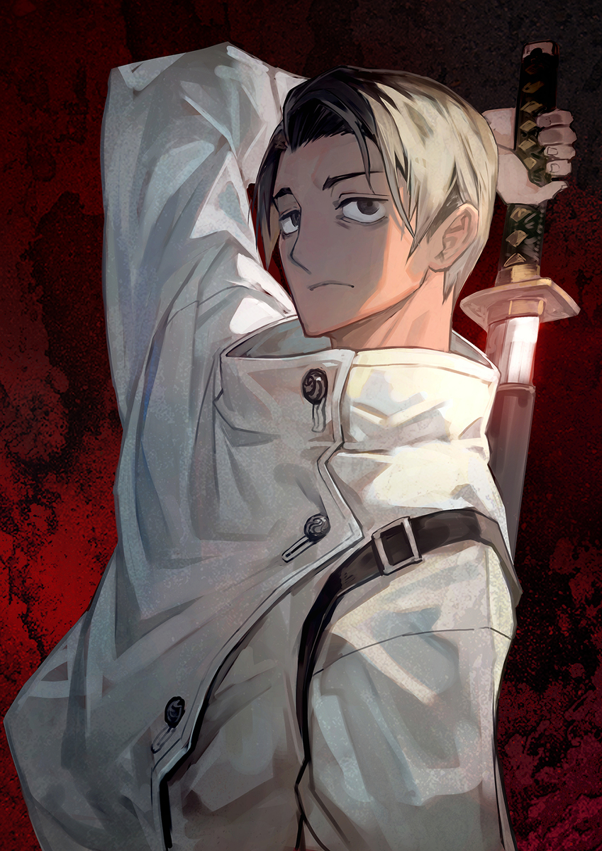This is a pixiv picture whose title is 乙骨憂太.