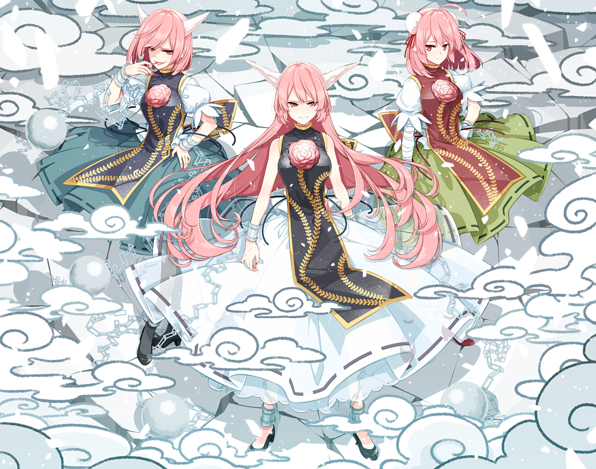 This is a pixiv picture whose title is 茨木華扇.