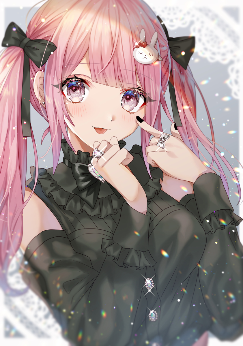This is a pixiv picture whose title is ツインテちゃん.