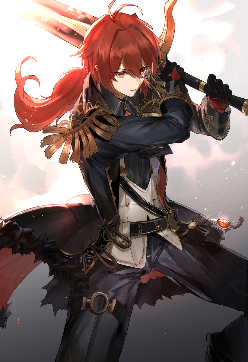 This is a pixiv picture whose title is ディルック.