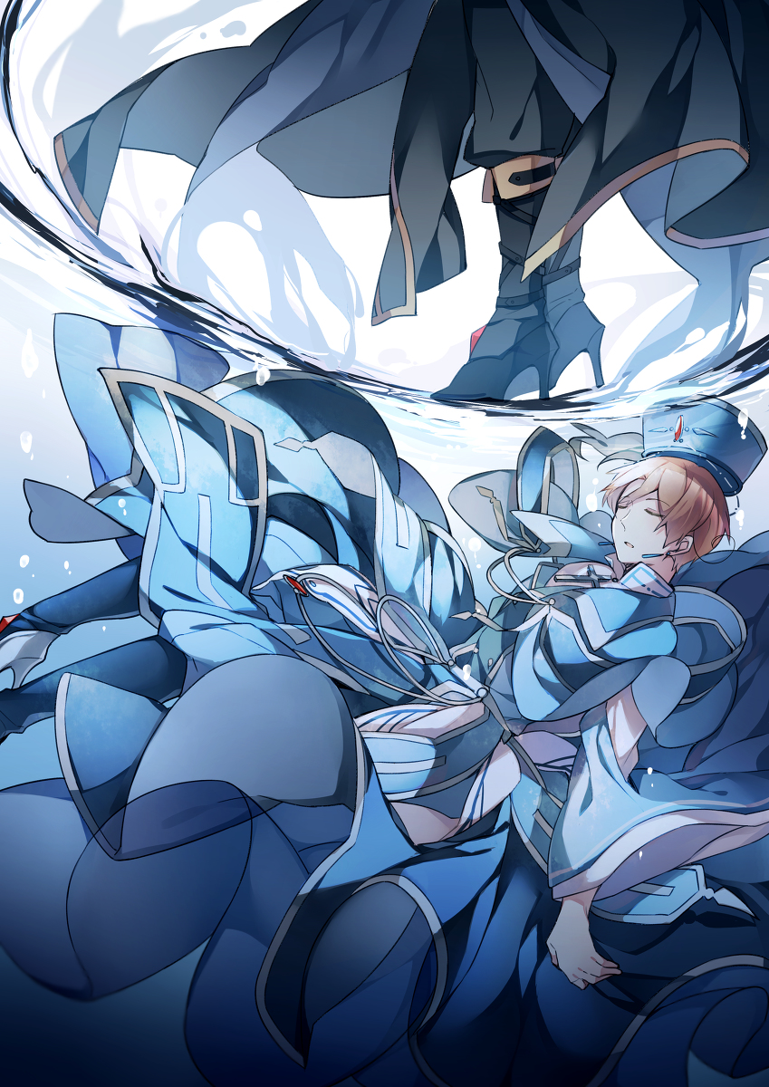 This is a pixiv picture whose title is 深く深く.