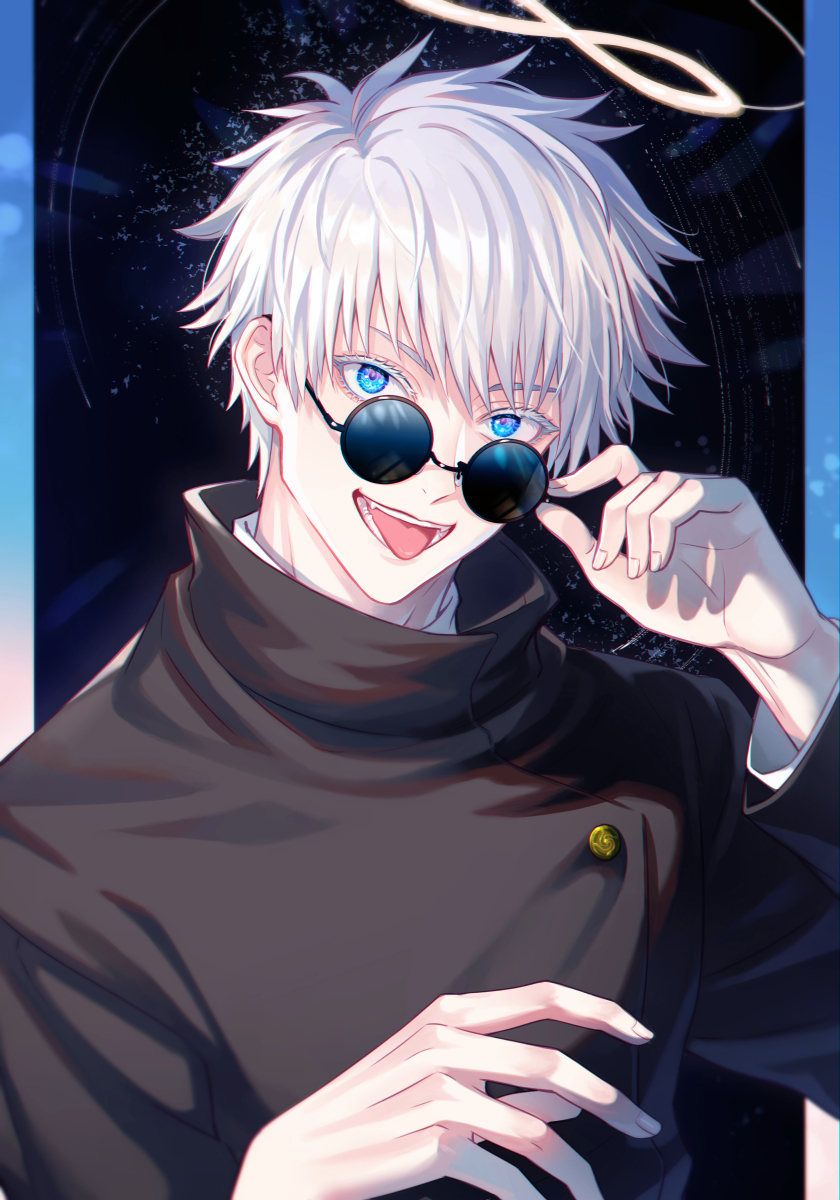 This is a pixiv picture whose title is 五条悟.