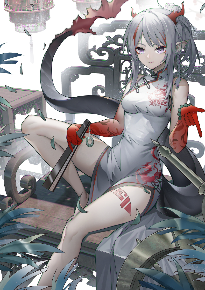 This is a pixiv picture whose title is 是年小姐的旗袍哦~.