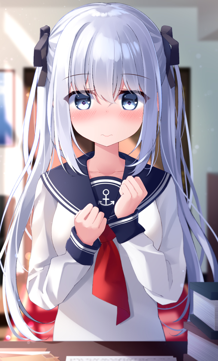 This is a pixiv picture whose title is つ、ツインテールにしてきたよ….