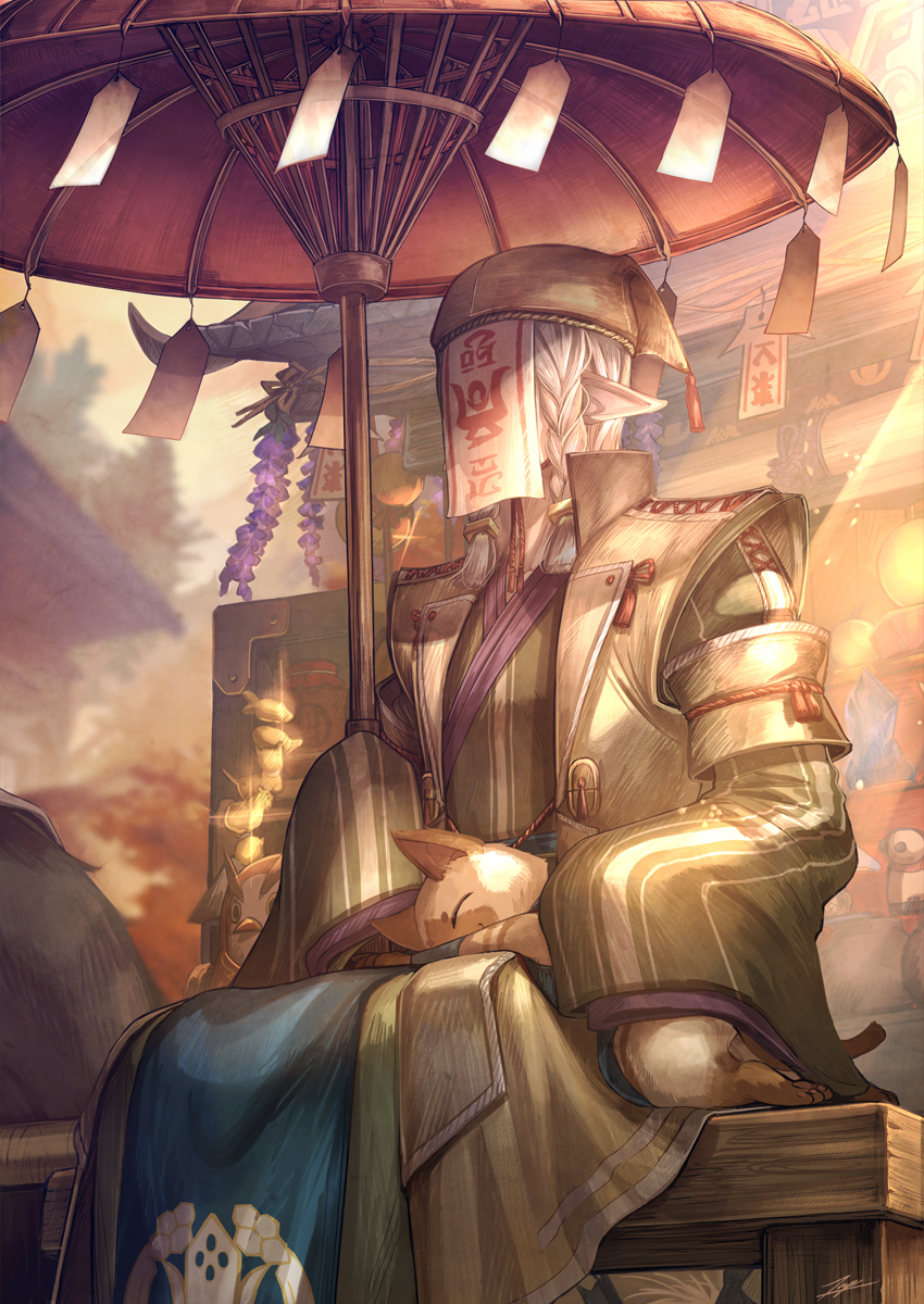 This is a pixiv picture whose title is 客待ち中.