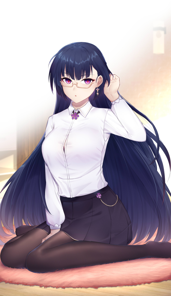 This is a pixiv picture whose title is 芽衣学姐.