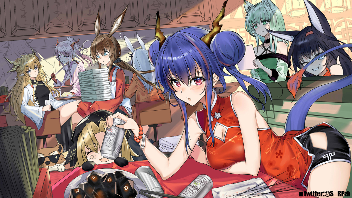 This is a pixiv picture whose title is 春節？たぶん.