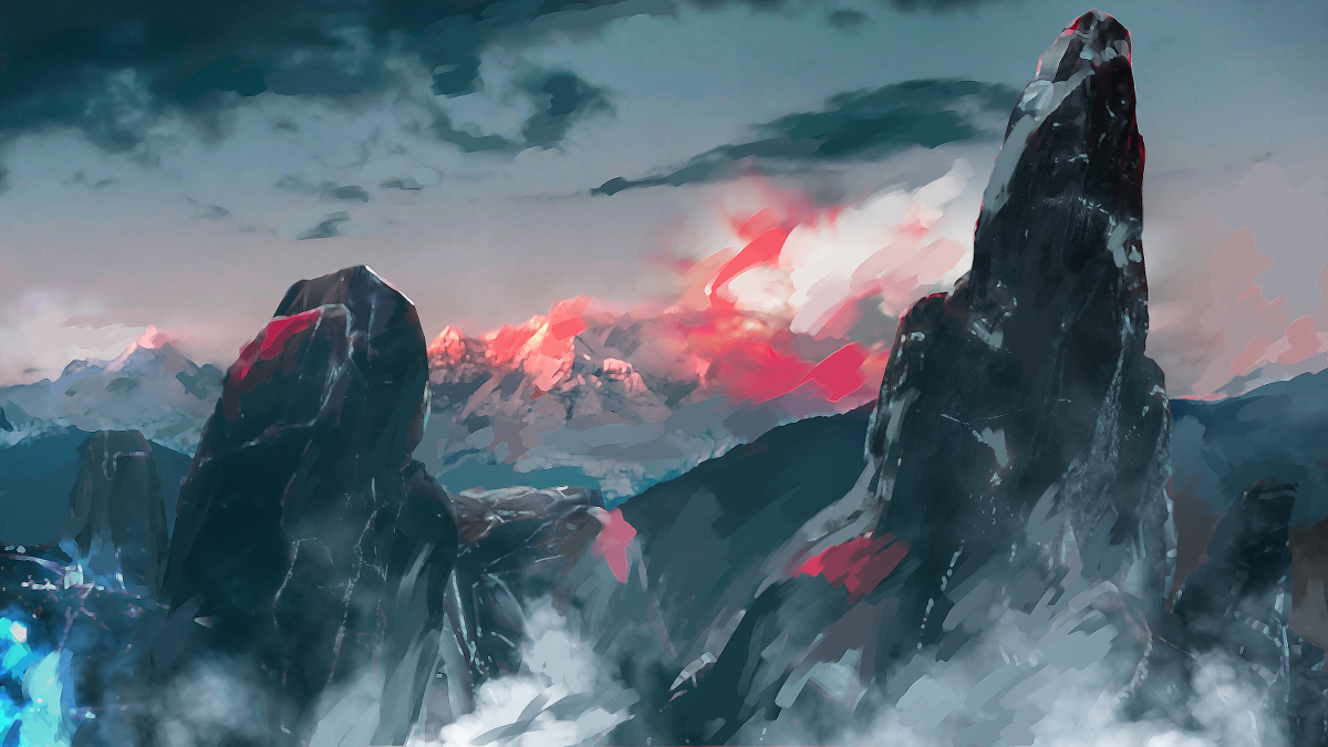 This is a pixiv picture whose title is Petrichor.