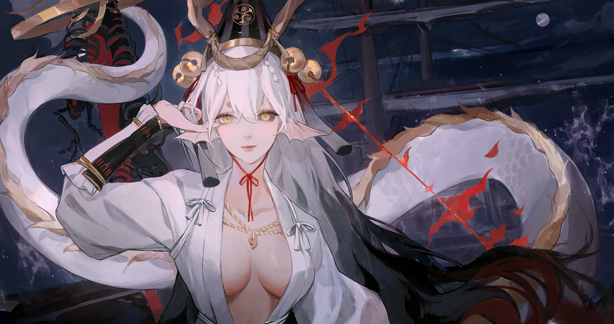 This is a pixiv picture whose title is 鈴鹿御前.
