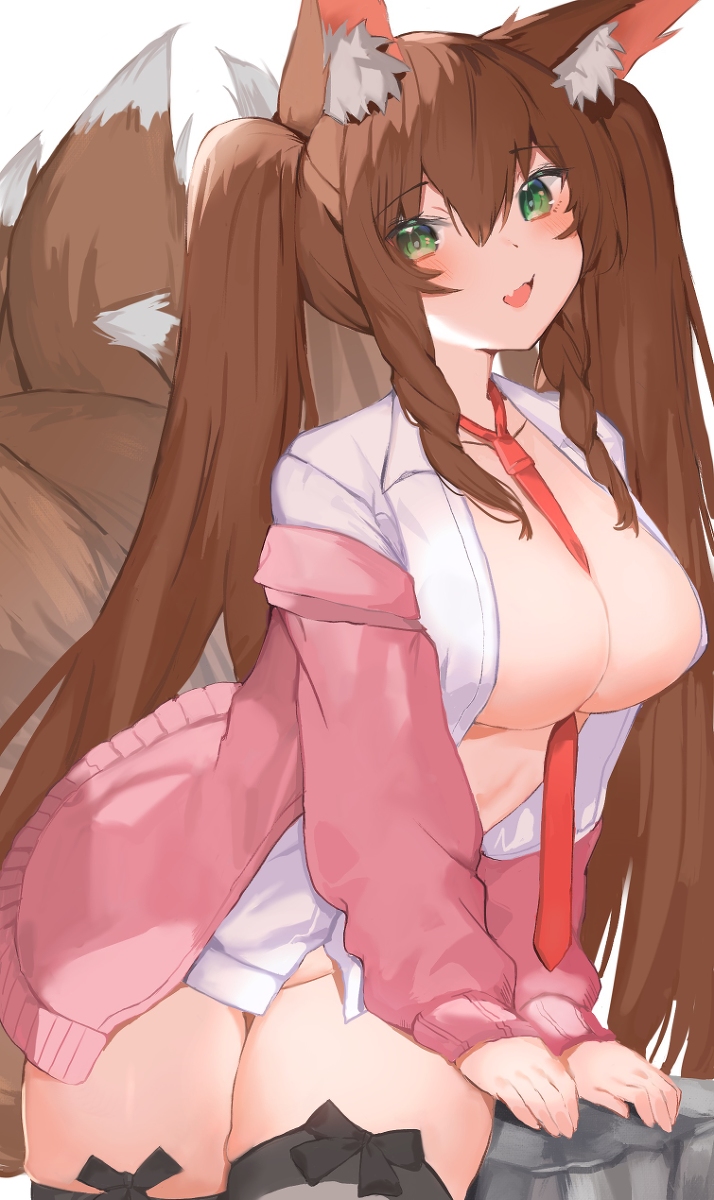 This is a pixiv picture whose title is 依頼ケモっ子.