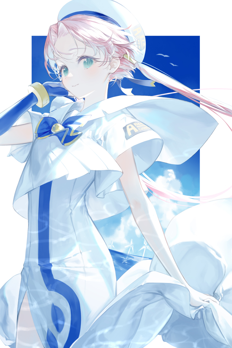 This is a pixiv picture whose title is Aquamarine.