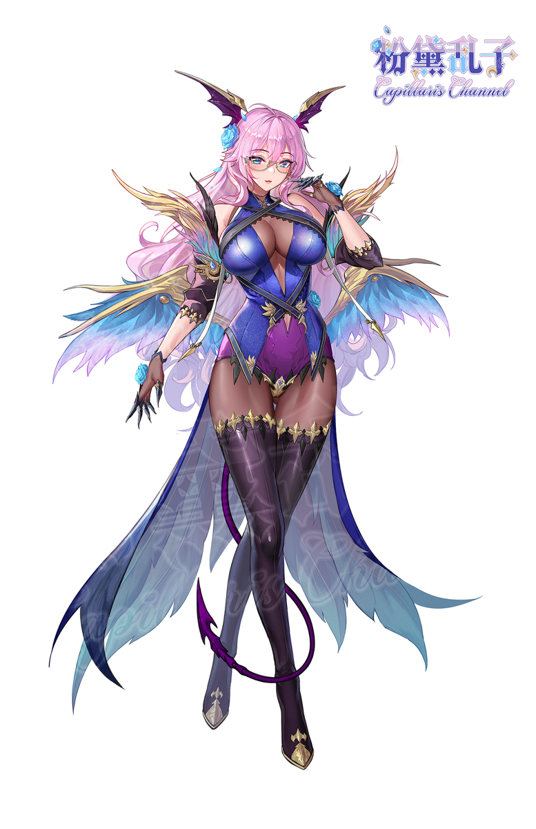 This is a pixiv picture whose title is 花妖魅魔—粉黛乱子.