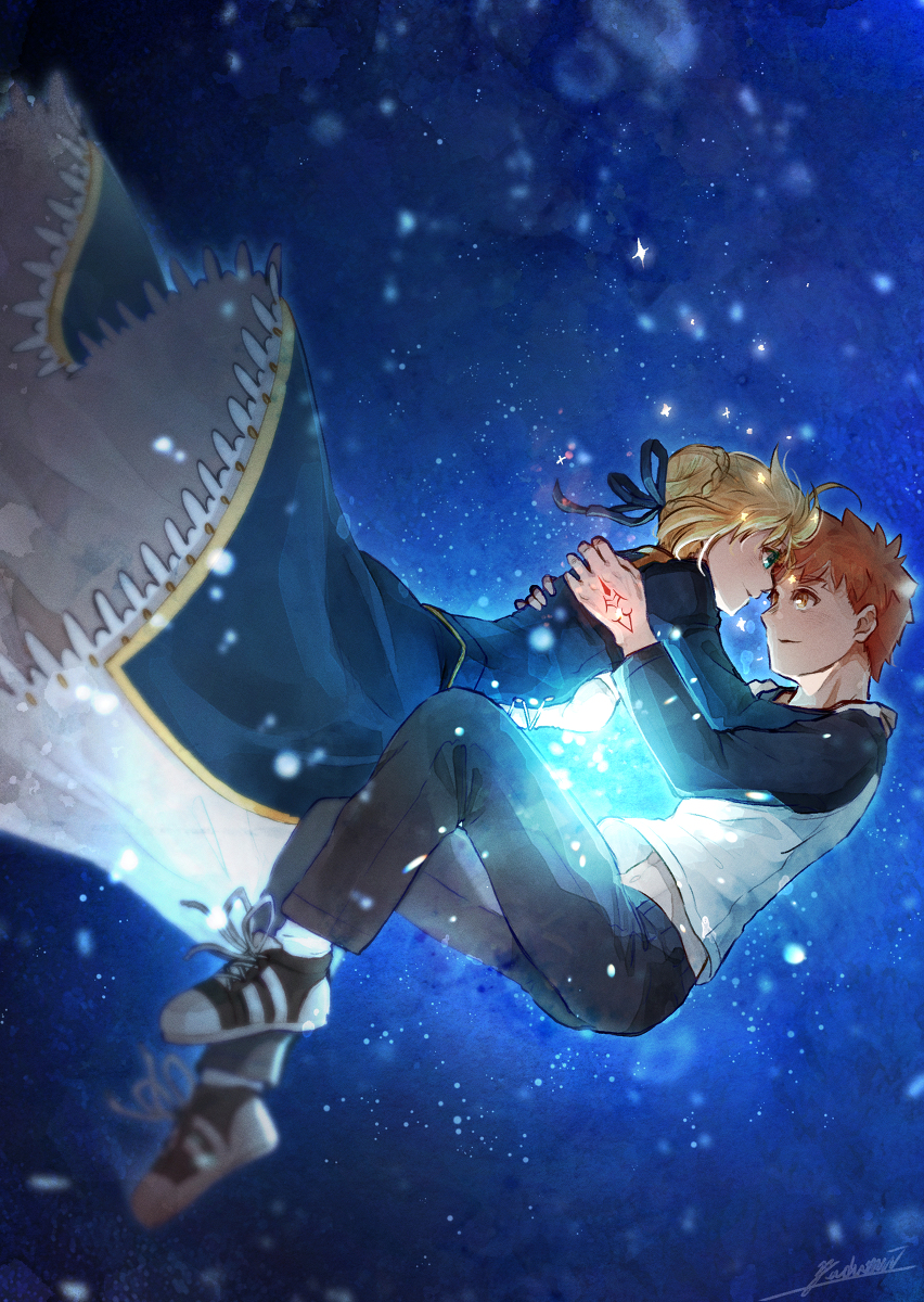 This is a pixiv picture whose title is 運命の夜.