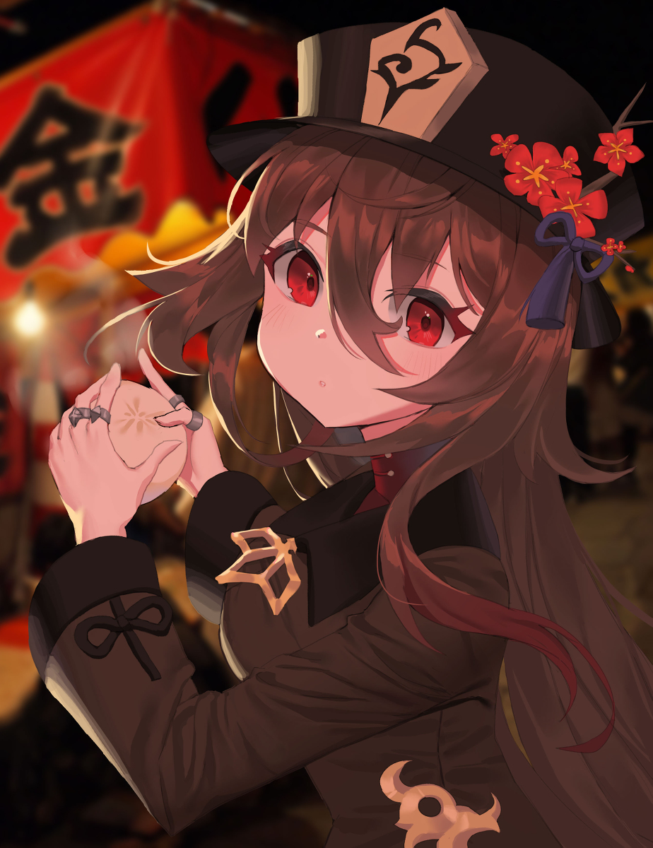This is a pixiv picture whose title is 原神_胡桃.