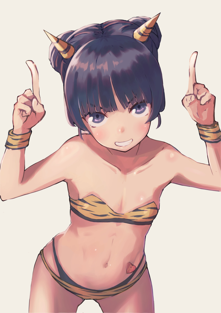 This is a pixiv picture whose title is 鬼姫乃樹.