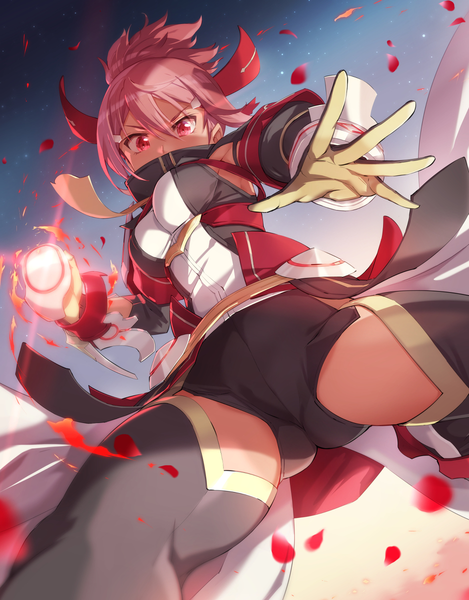 This is a pixiv picture whose title is 赤嶺さん.