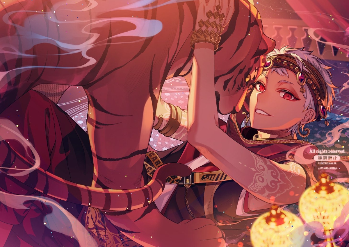 This is a pixiv picture whose title is 魅惑のアラビアン・ナイト.