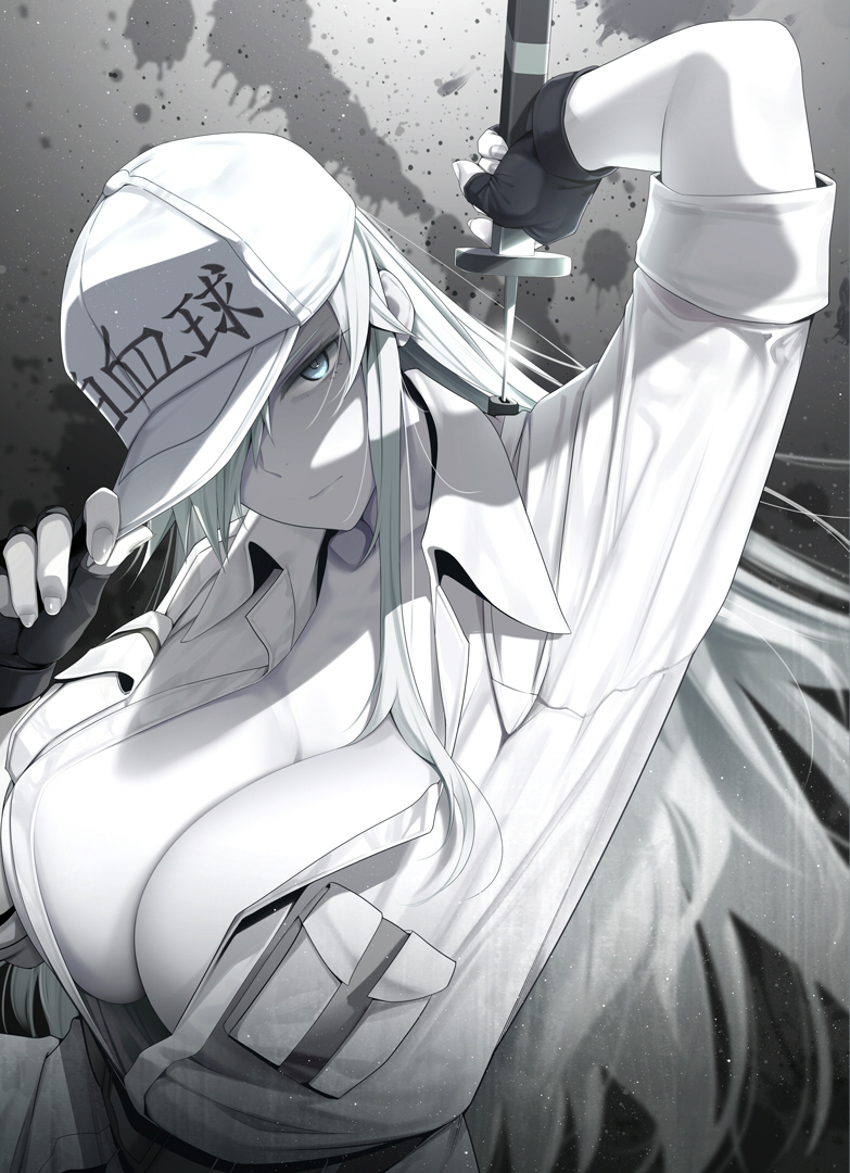 This is a pixiv picture whose title is 白血球ちゃん.