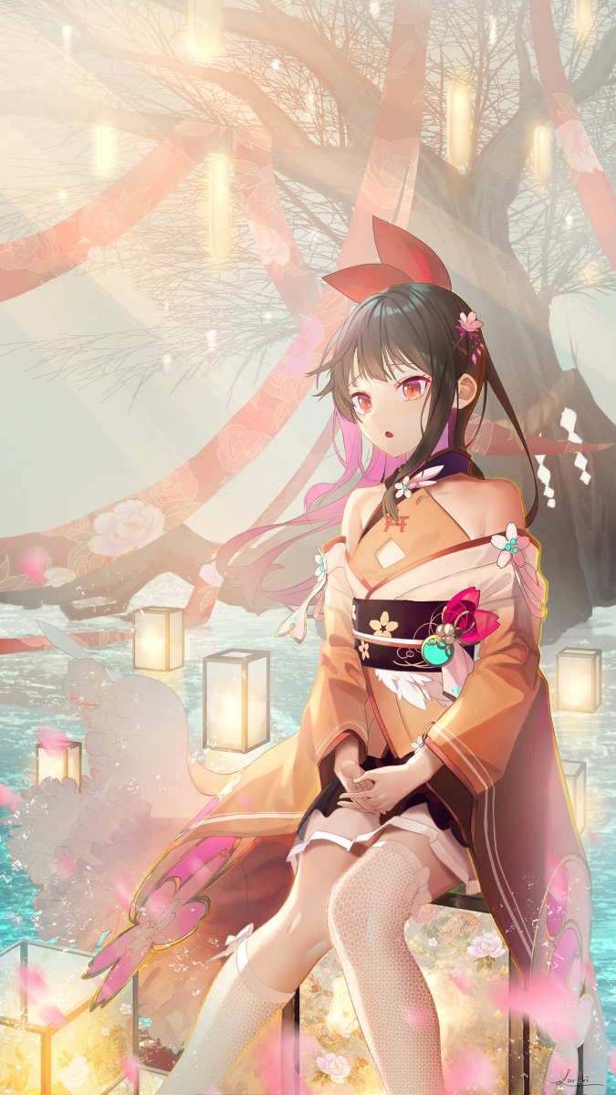 This is a pixiv picture whose title is 春を待つ.