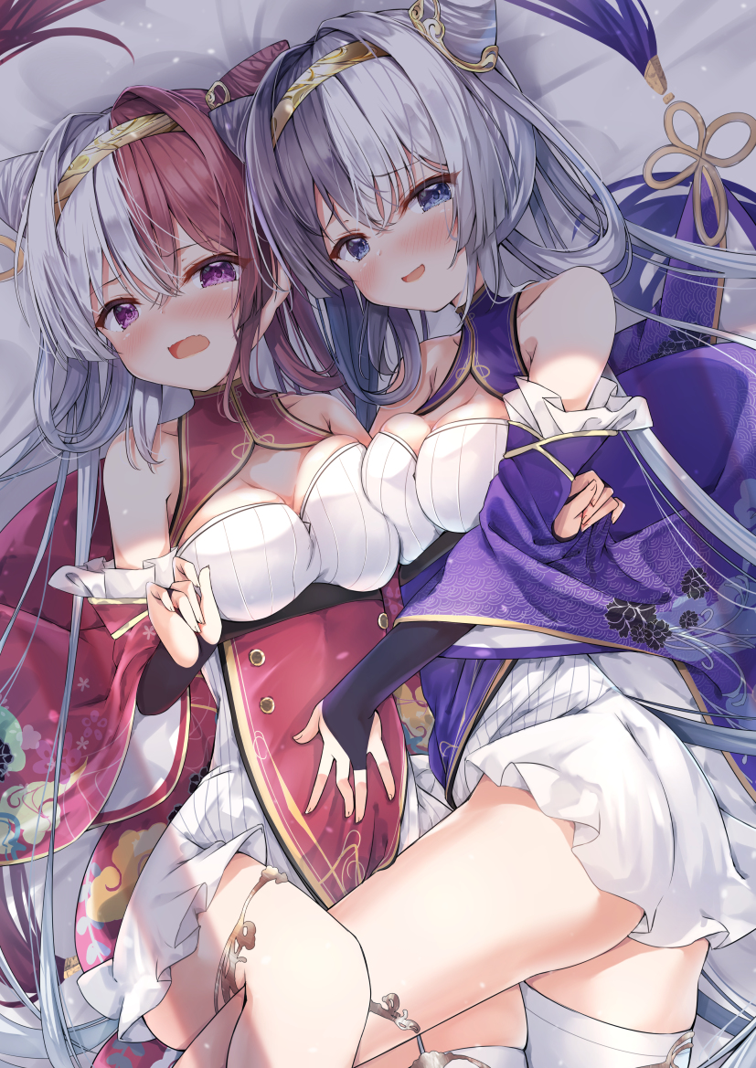 This is a pixiv picture whose title is どっちに...する？.