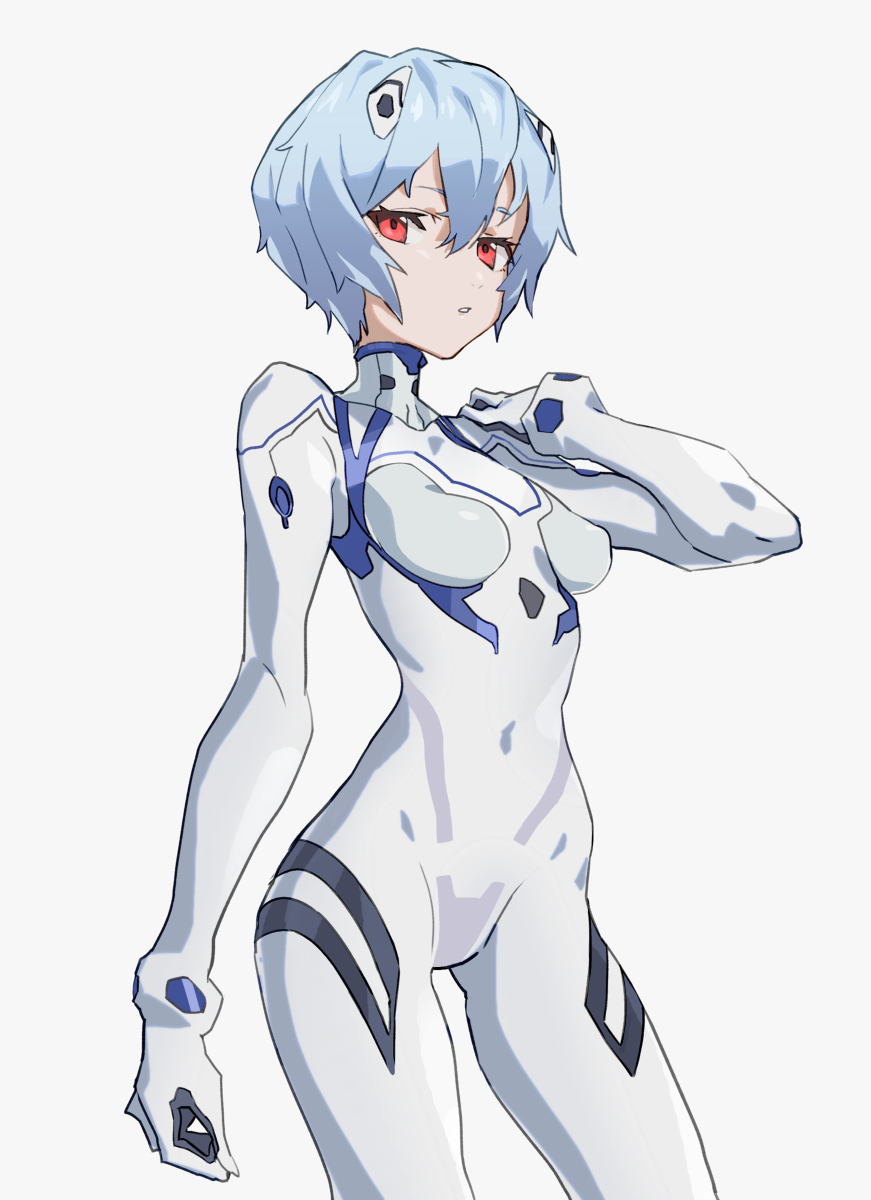 This is a pixiv picture whose title is Ayanami Rei.