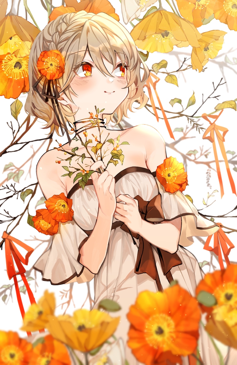 This is a pixiv picture whose title is Iceland poppy.