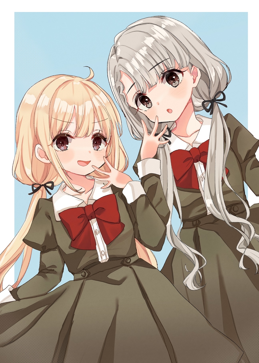This is a pixiv picture whose title is 杏ちゃんとなーちゃん.
