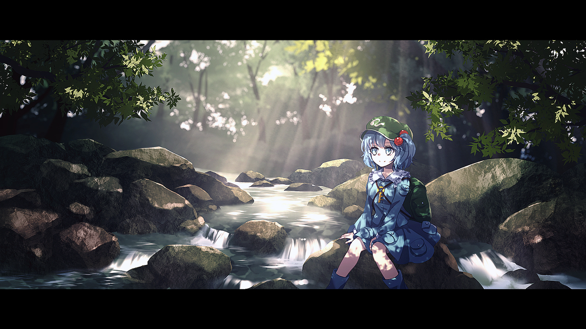 This is a pixiv picture whose title is 玄武の沢.