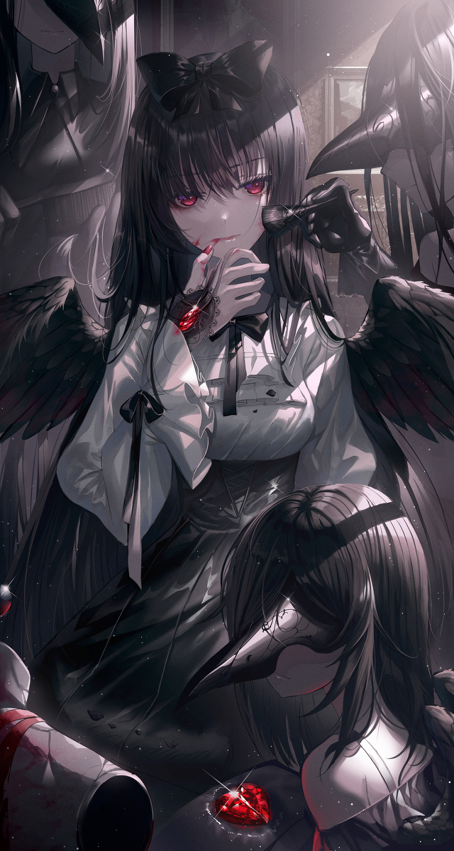 This is a pixiv picture whose title is Darkness.