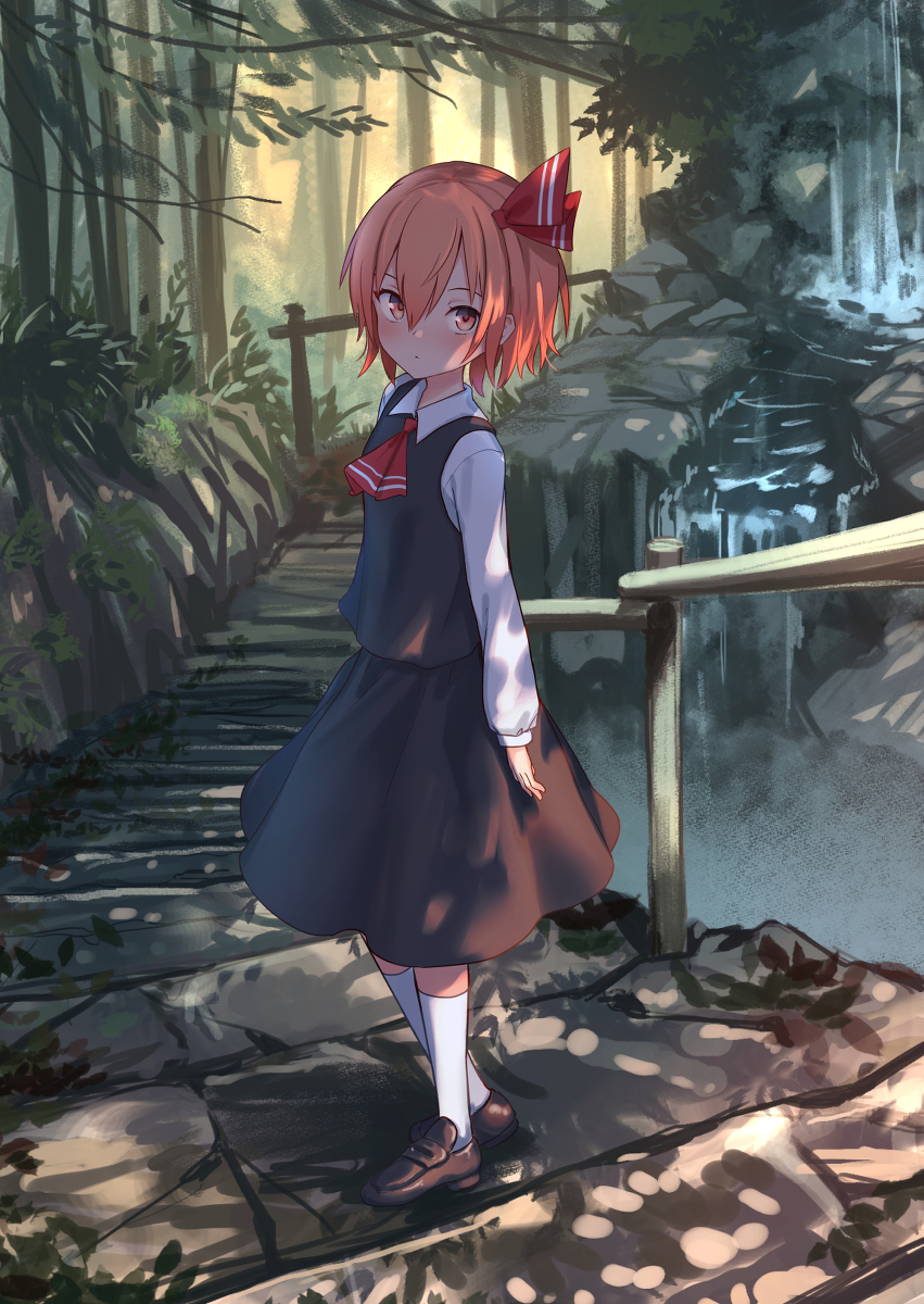 This is a pixiv picture whose title is ルーミア.