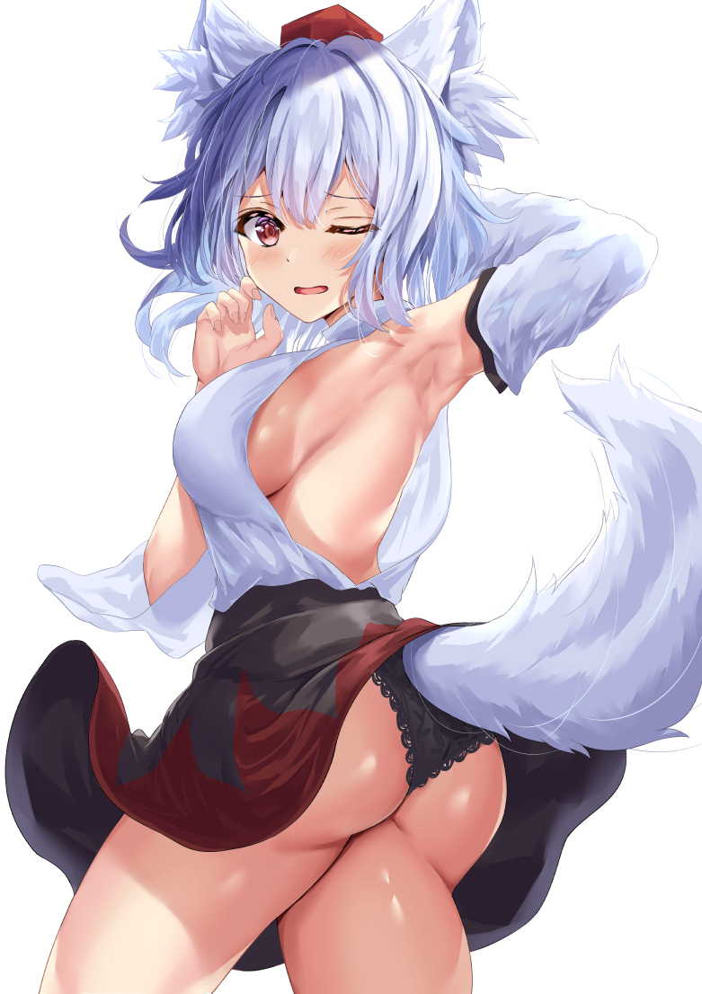 This is a pixiv picture whose title is 「もみもみは禁止ですよ！＞＜」.