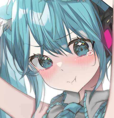 This is a pixiv picture whose title is 触らないで!.