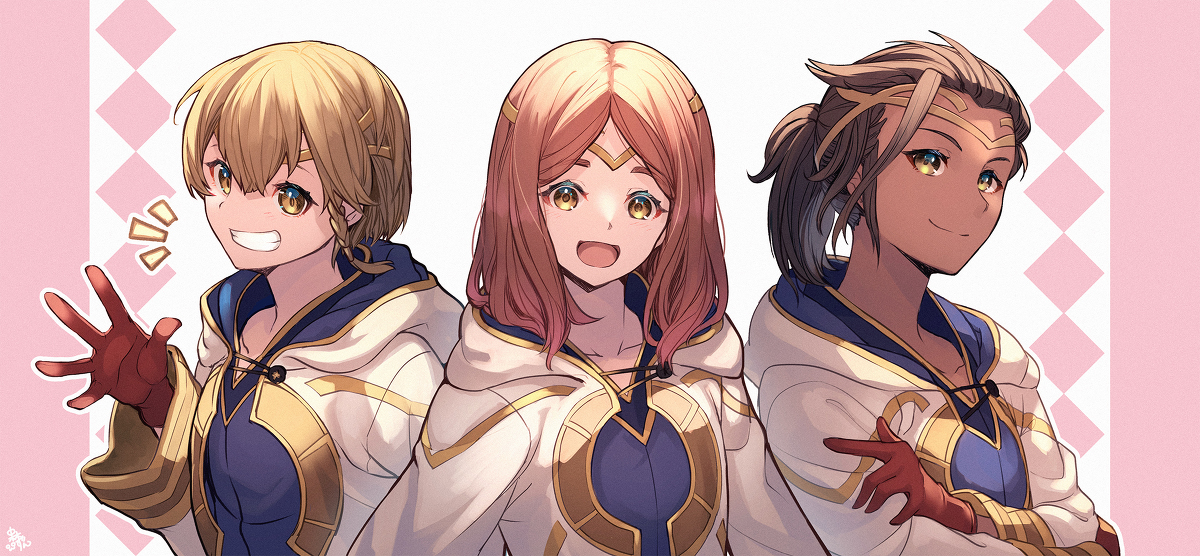 This is a pixiv picture whose title is 【FE】エクラーズ！【ヒーローズ】.