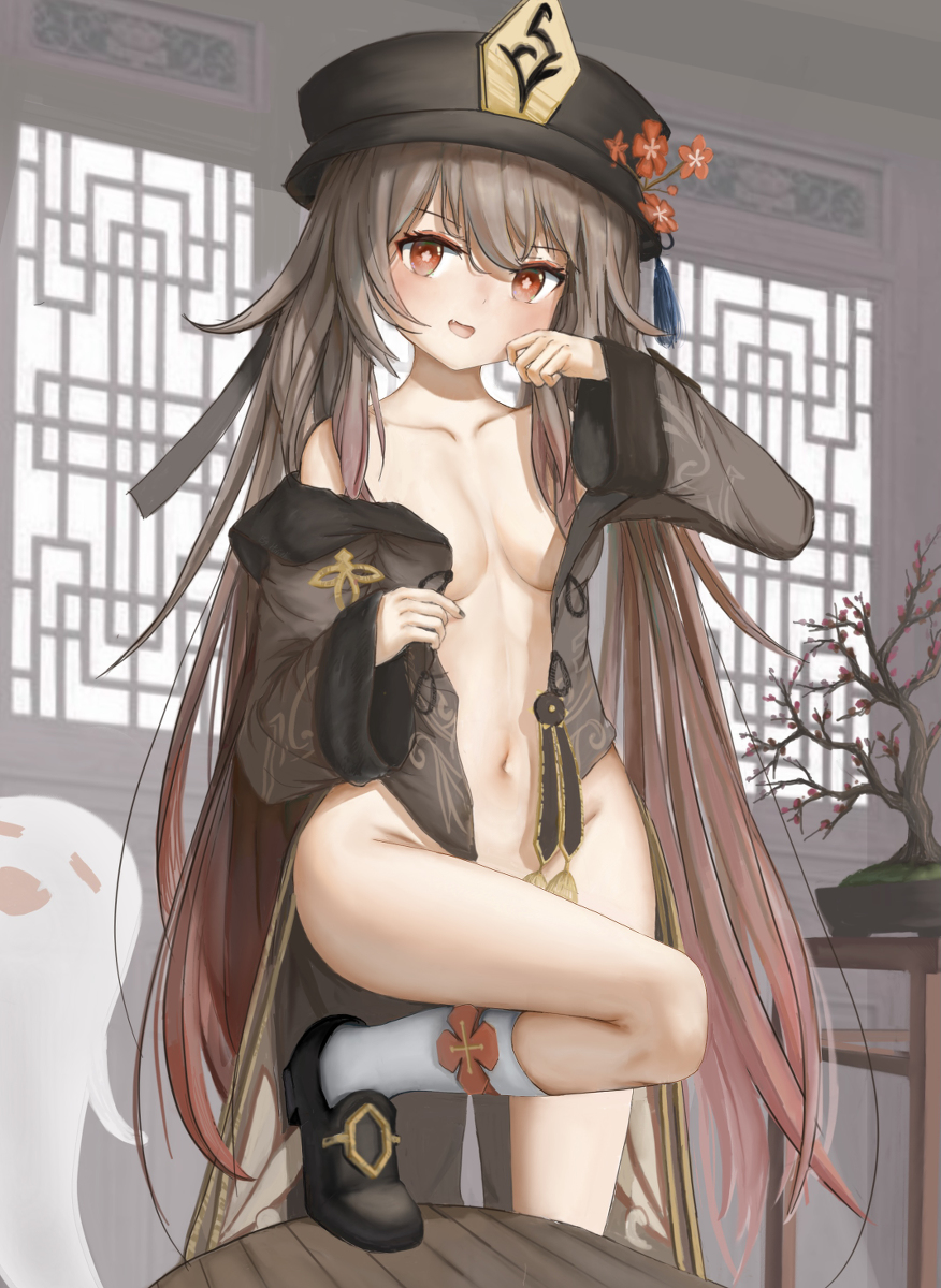 This is a pixiv picture whose title is 胡桃.